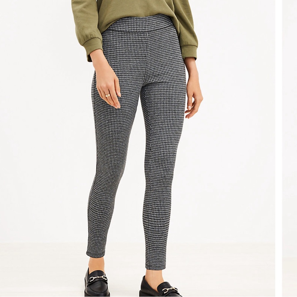 Loft Houndstooth Leggings
